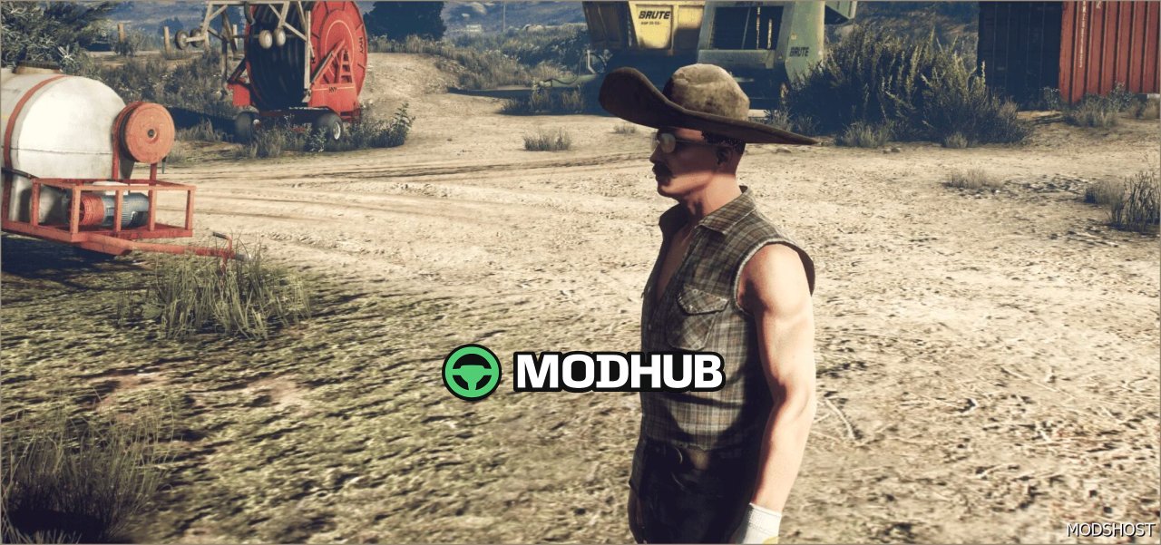 Стильний сомбреро HAT для MP Male (Rustwind) GTA 5 Мод