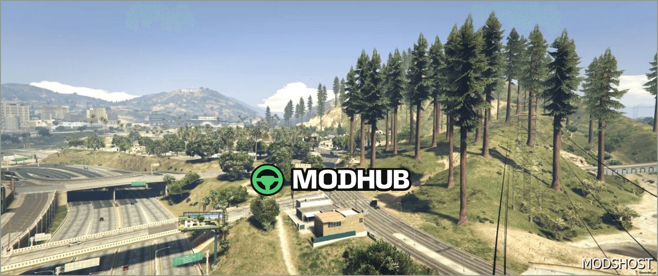 Рослинність Міррор Парк / Вражаючий Ymap для GTA 5