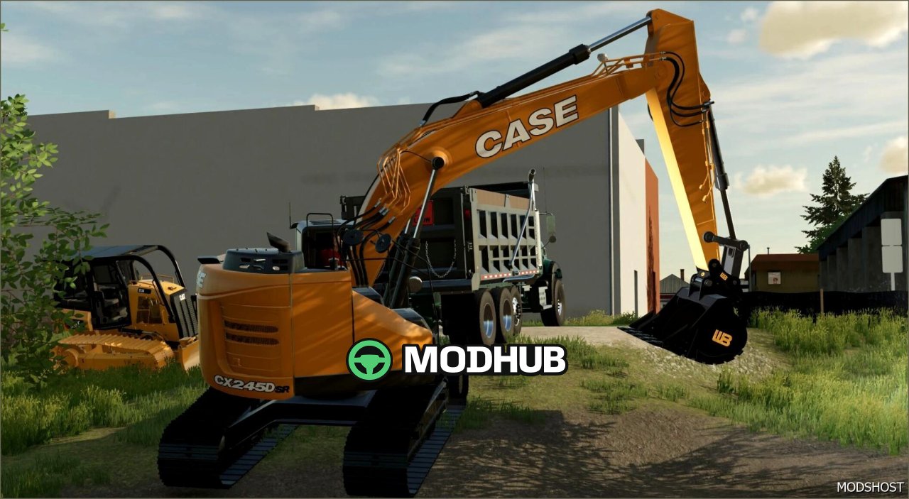 Beeindruckender Gabelstapler Case / Link Belt 245 Farming Simulator 22