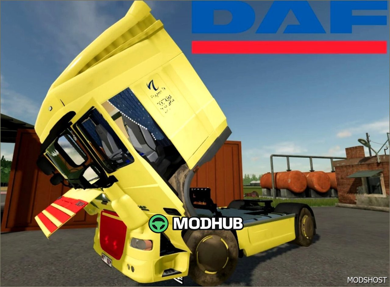 DAF XF 105.410 - leistungsstarker und stilvoller Lkw-Mod