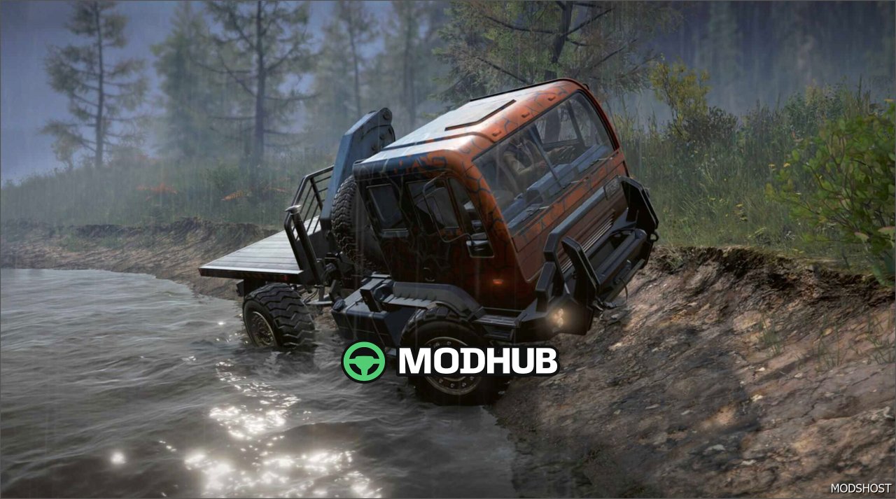 NKD GS Karawana: Potężny i kompaktowy mod ciężarówki SnowRunner