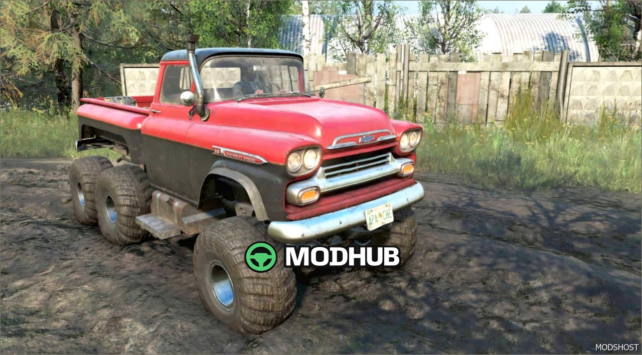 Niesamowity Chevy Apache C V1.0.2 - Mod Pojazdu SnowRunner