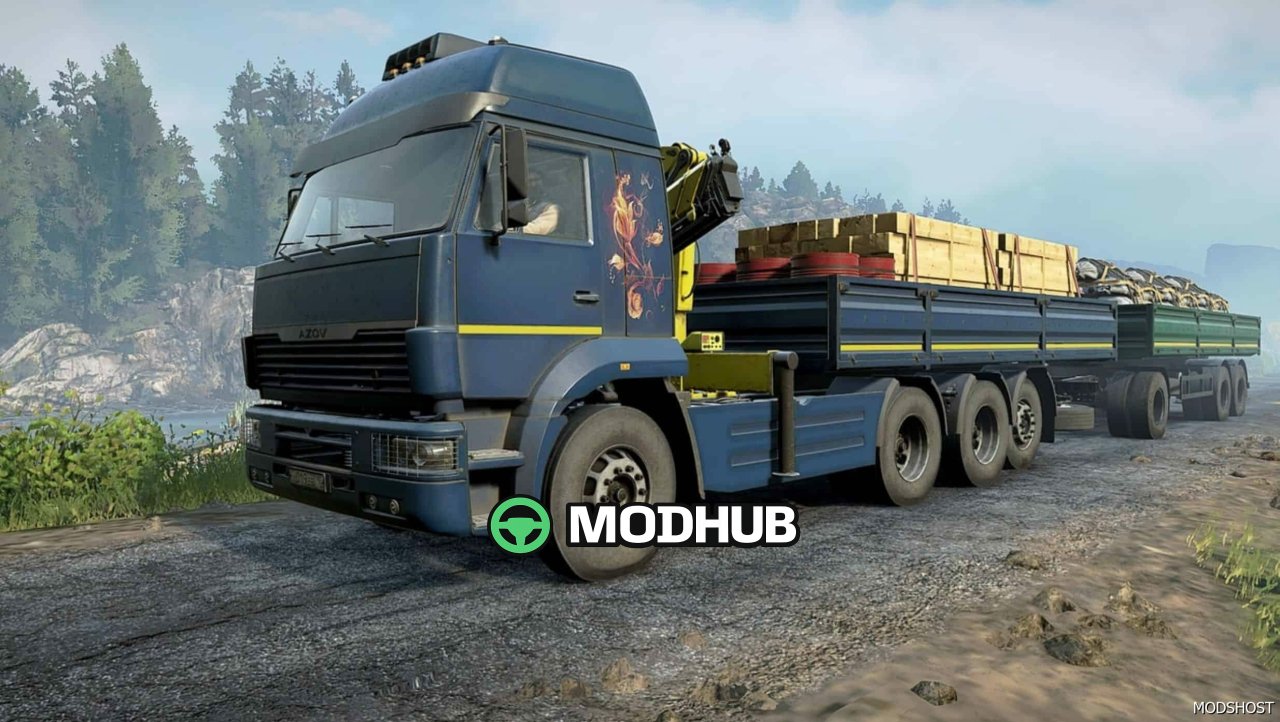 Azov 5000 8×4 – potężna i wszechstronna ciężarówka V1.1