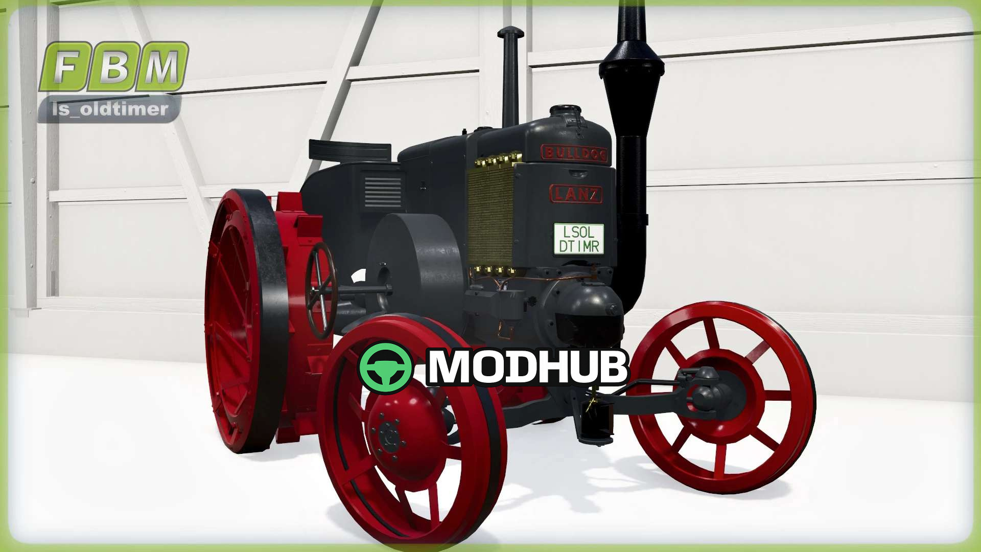 Мод на Трактори LanzBulldogHR8 Beta lsoldtimer для Фермер Симулятор 25