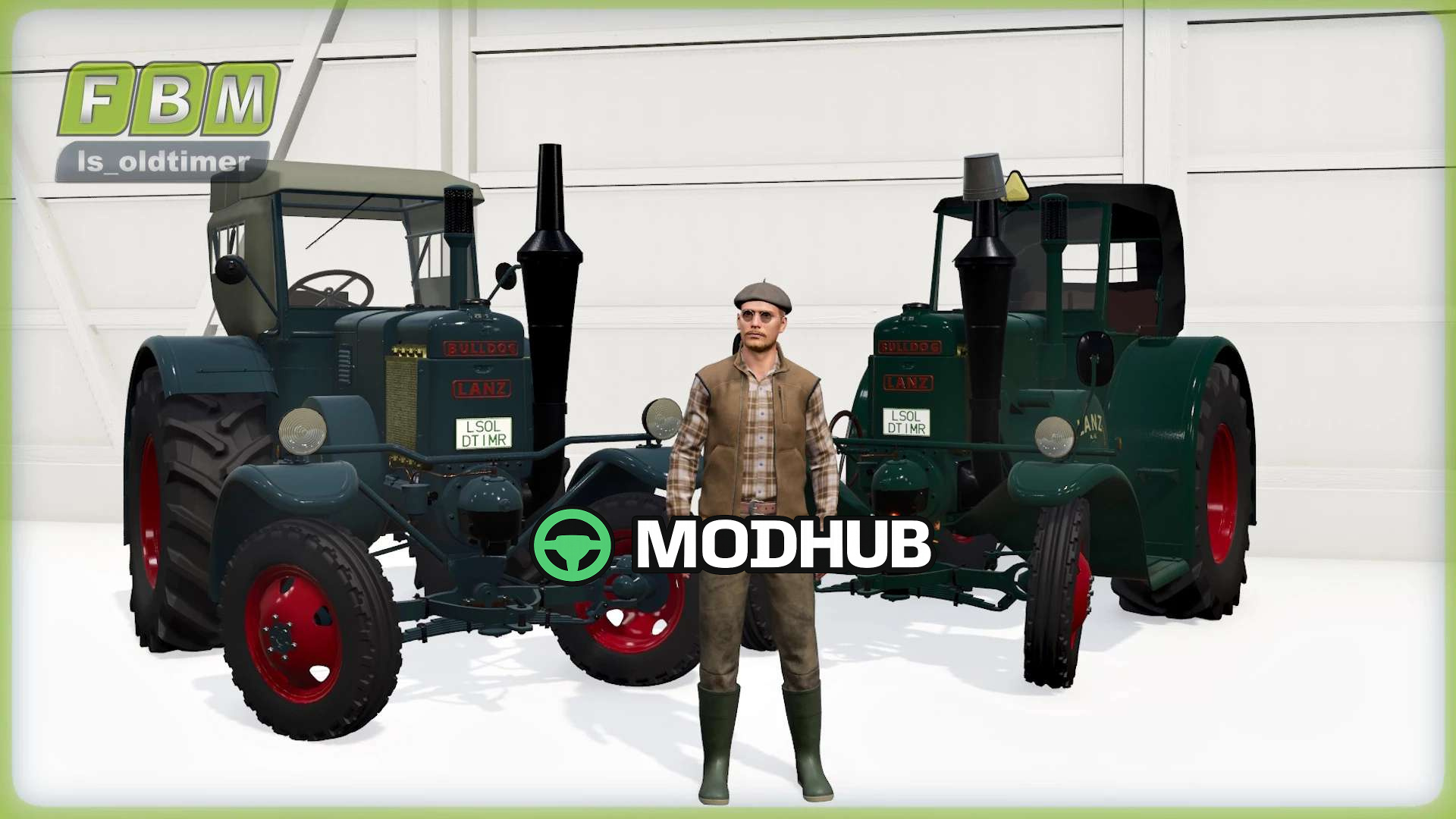 Мод на Трактори LanzBulldogHR8 Beta lsoldtimer для Фермер Симулятор 25