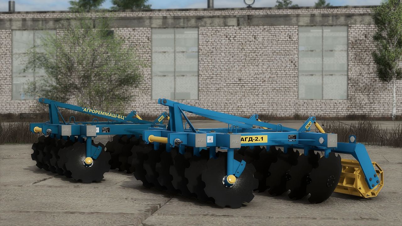 Effektiver Scheibenbearbeitungs AGD-21 für Farming Simulator 25