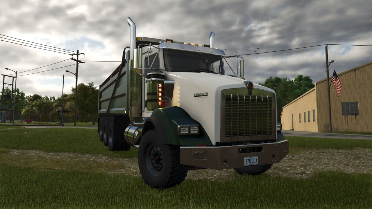 Mocny Kermuwalnik Kenworth T800 Dumper do Farming Simulator 25