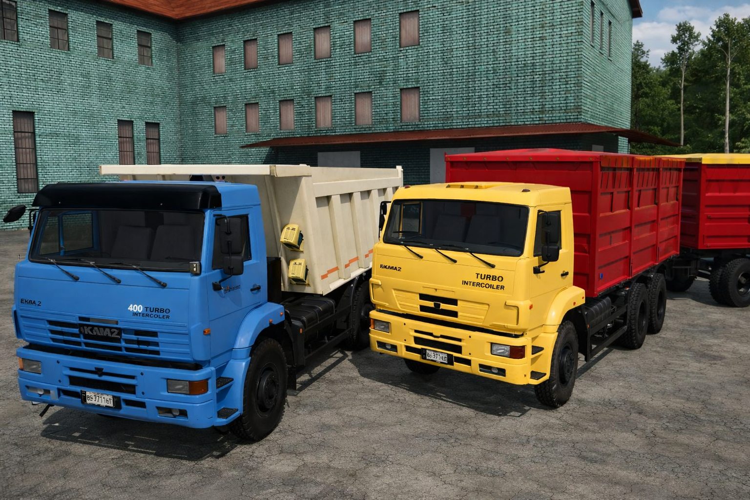 Mod na ciężarówkę KamAZ 6522 do Farming Simulator 25