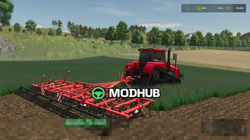 Мод на культиватор КПМ-10 Тeхмаш для Фермер Симулятор 25