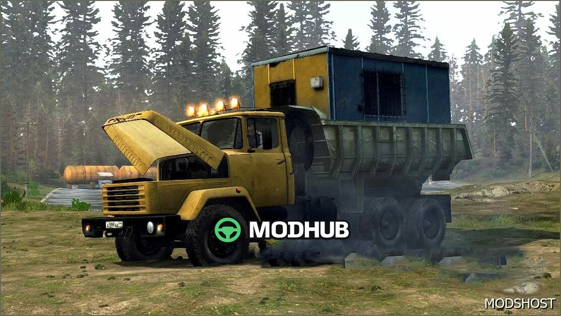 Kraz 6510/6444 Ciężarówka: Potężny i szczegółowy mod