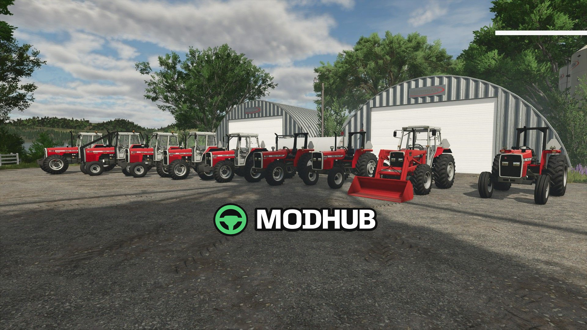 Mod für Traktoren Massey Ferguson 300 Series Nordamerika V2000 für Farming Simulator 25