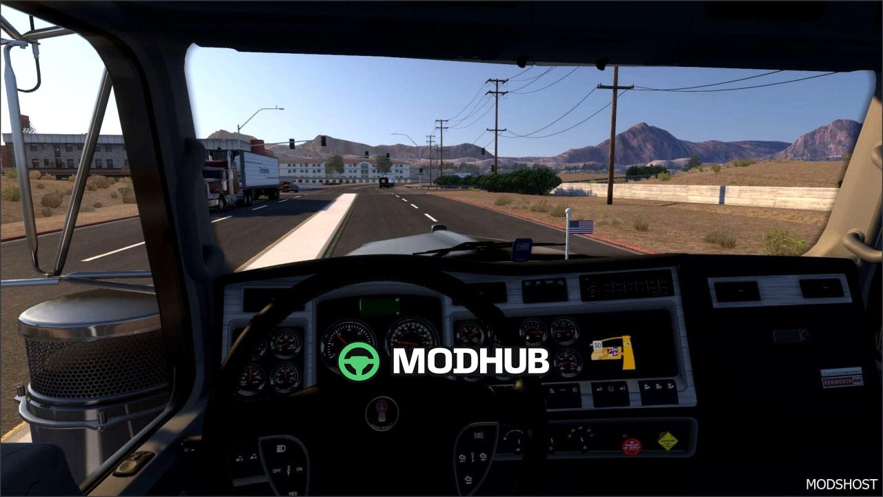 Premium USA Dashboard Flag 1.0 - Stylish Interior Mod