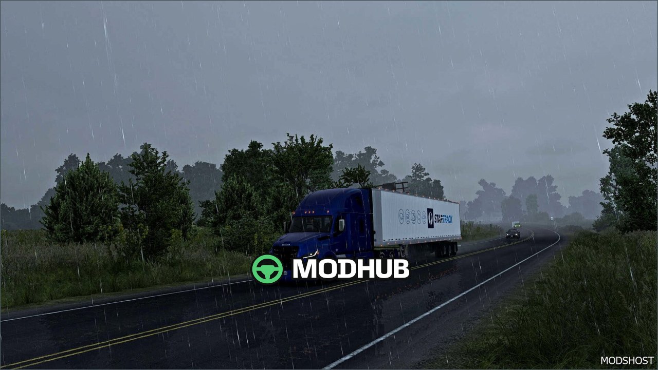 Realistic Weather System V2.4 ATS Mod