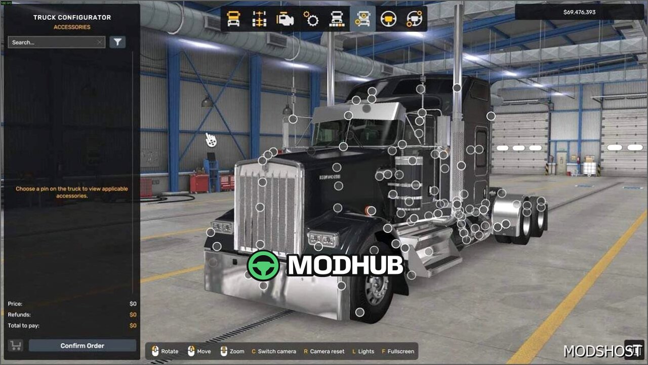 Кенворт W900 Серія від Джаспера V0.8 - потужний та стильний