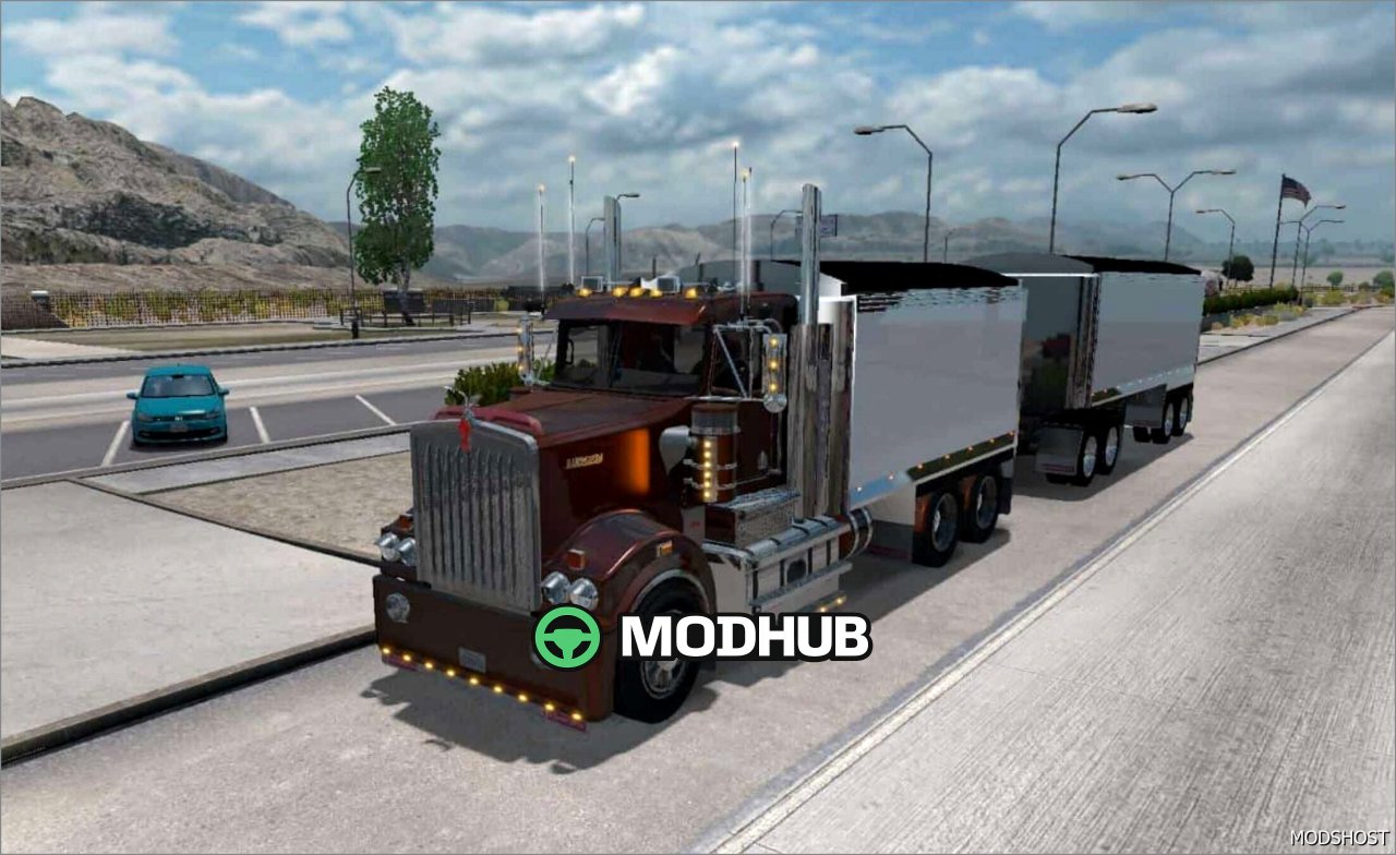 Kenworth T908 Tipper - popular and unique mod