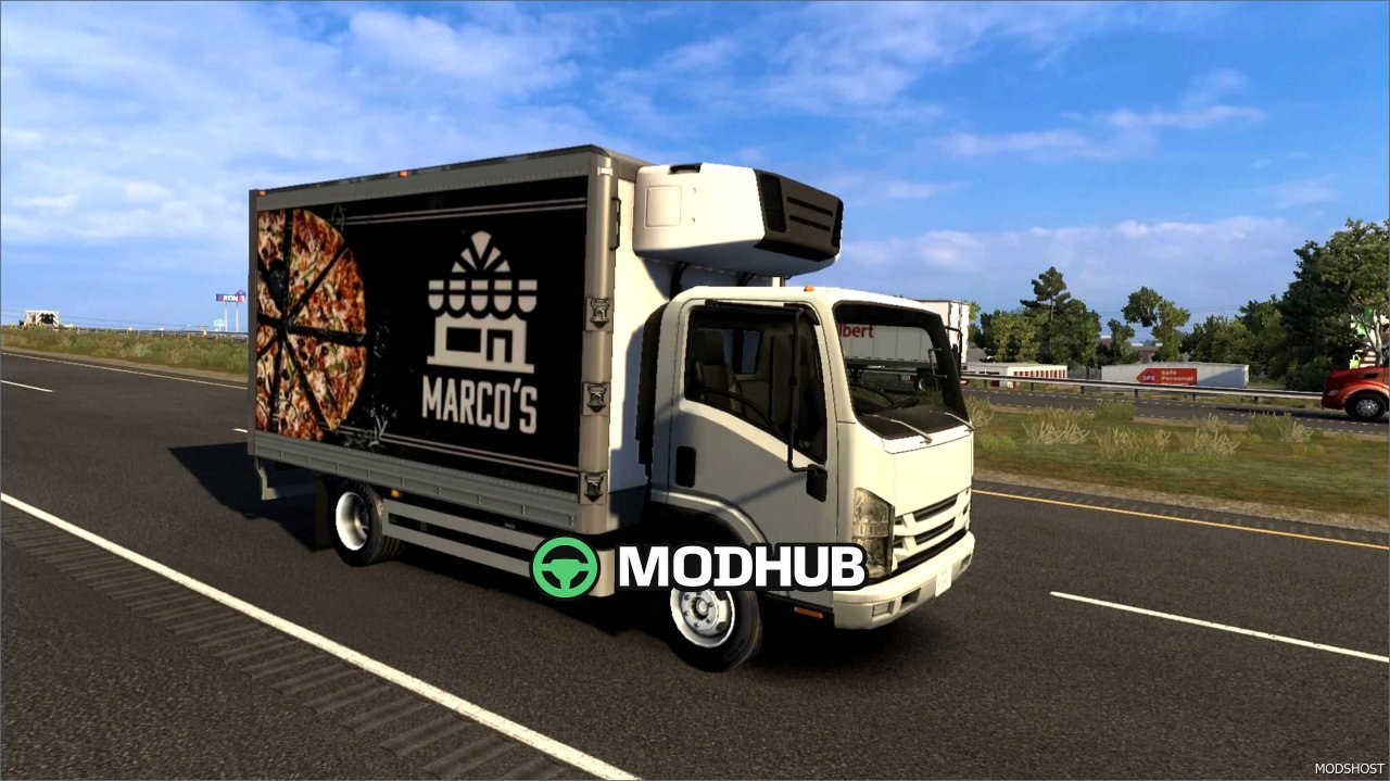 Delicious Pizza Truck - American Truck Simulator Mod