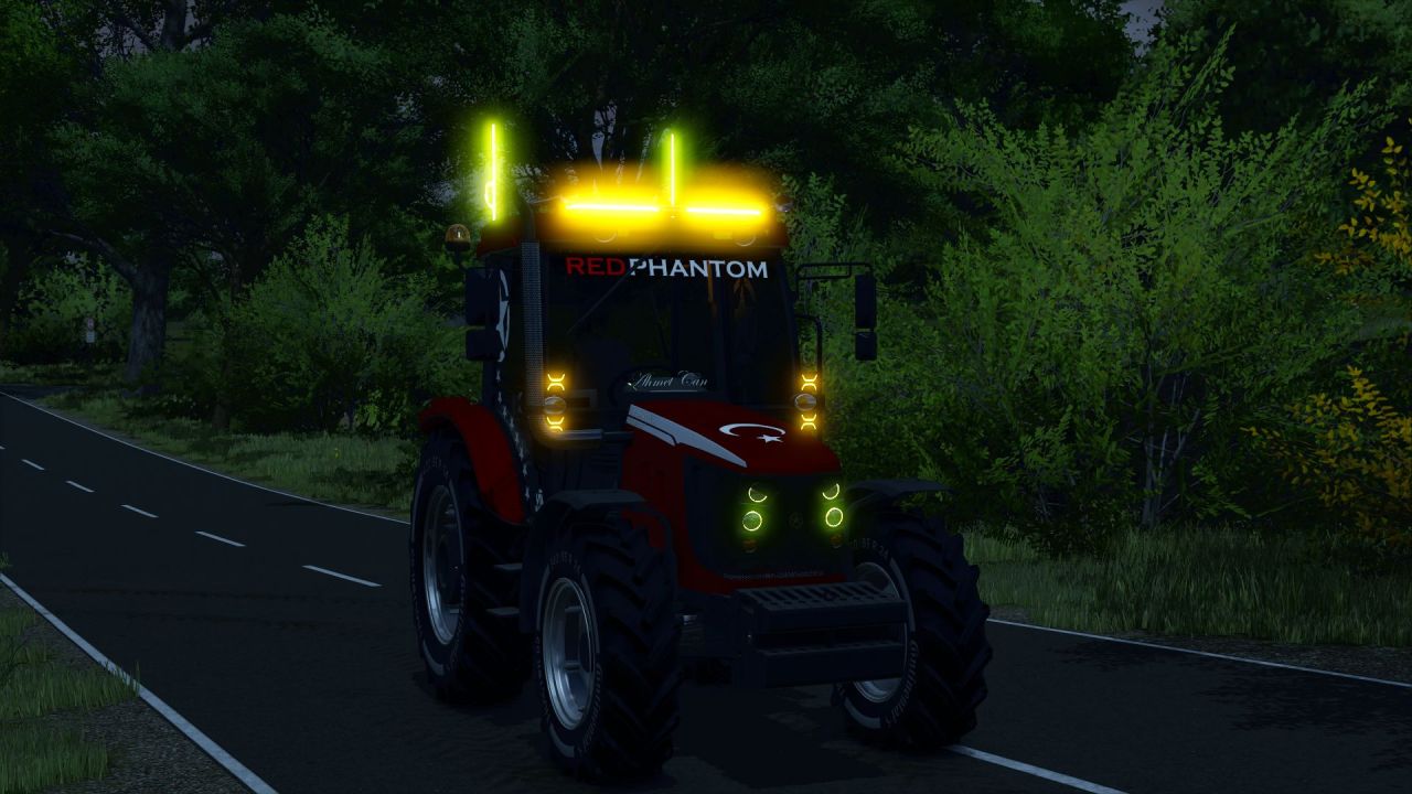 Efektywny Traktor Tümosan 8110 Red Phantom Show do Farming Simulator 25