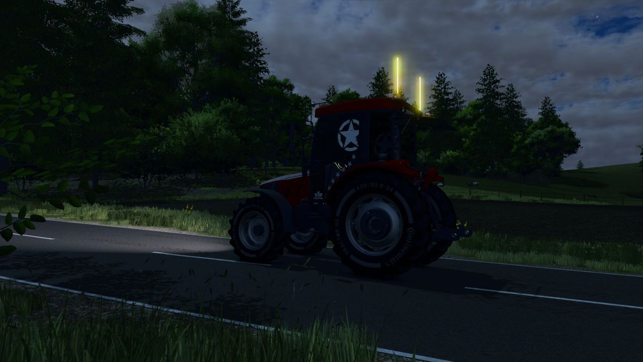 Efektywny Traktor Tümosan 8110 Red Phantom Show do Farming Simulator 25