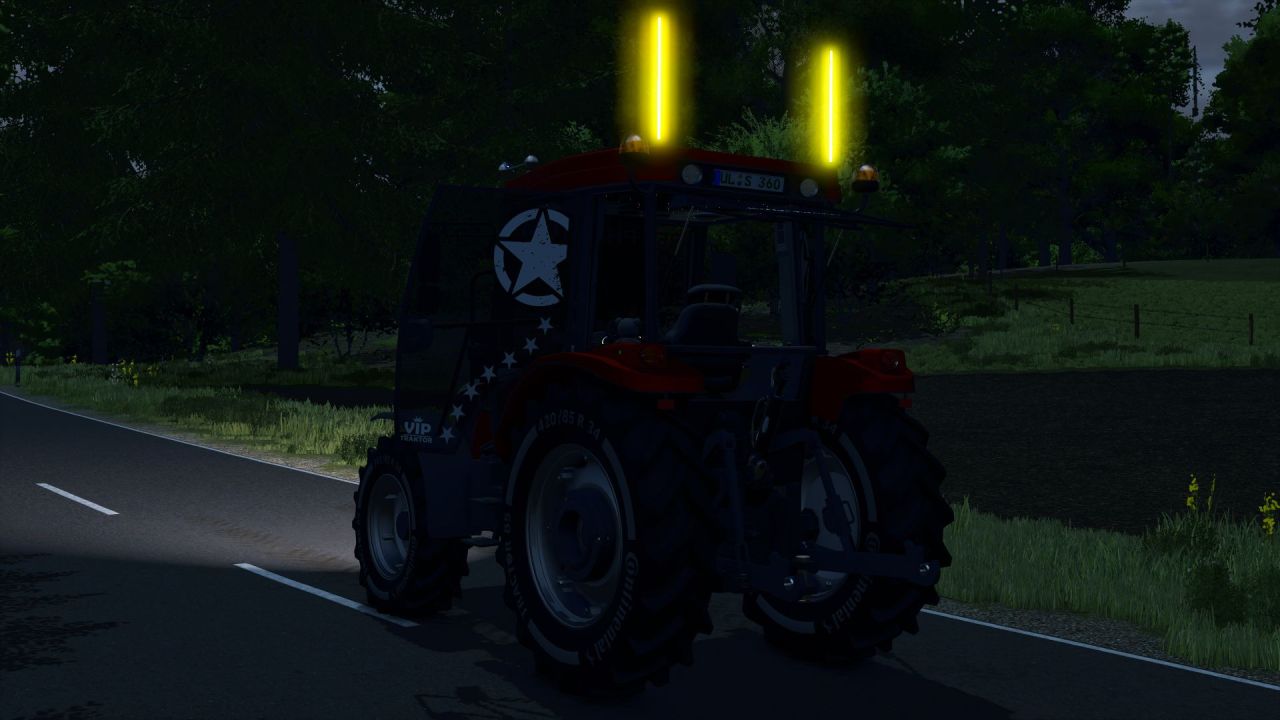 Efektywny Traktor Tümosan 8110 Red Phantom Show do Farming Simulator 25