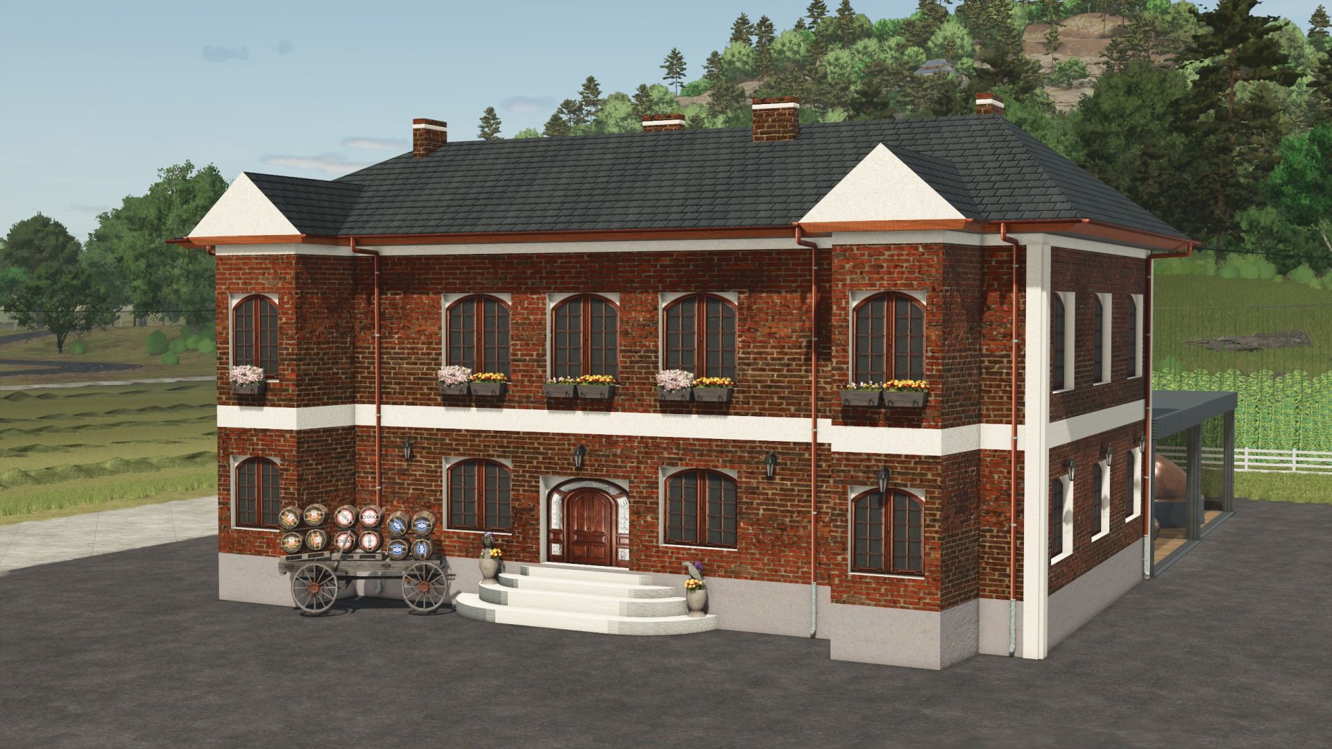 Пивоварня з плантацією хмелю для Farming Simulator 25