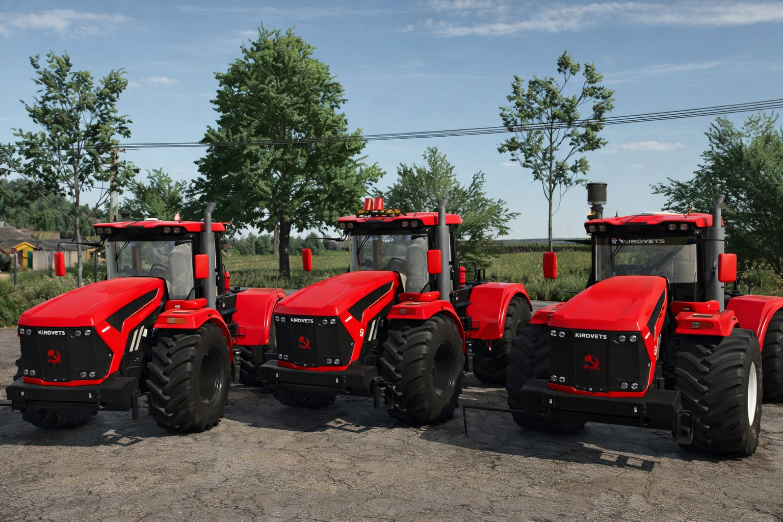 Мод на трактор Kirovets K7 Series для Фермер Симулятор 25