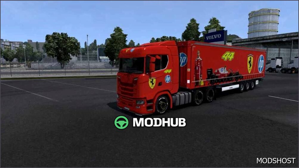 Aggressive Ferrari Scania S and Premium Profiliner Skin Pack