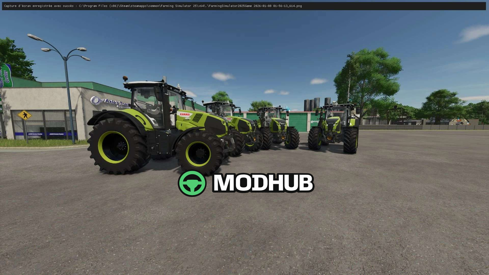 Мод на Трактори Claas Axion 800 Series Edit v1.0.0.0 для Фермер Симулятор 25