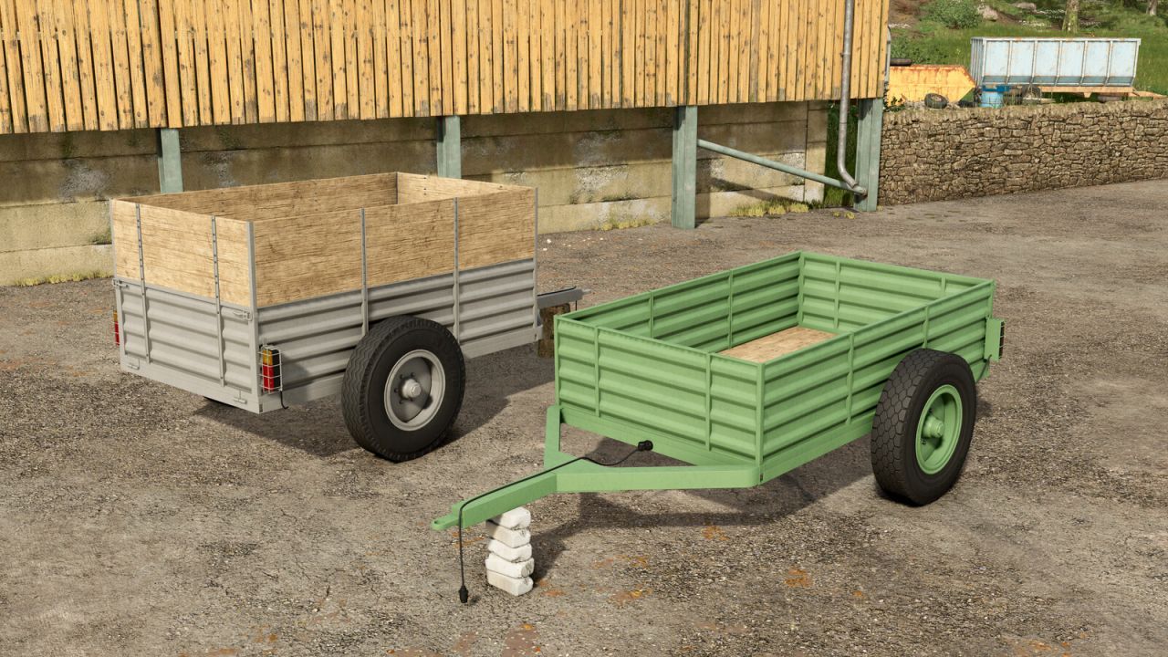 Effizienter Zwei-Rad-Anhänger für Farming Simulator 25