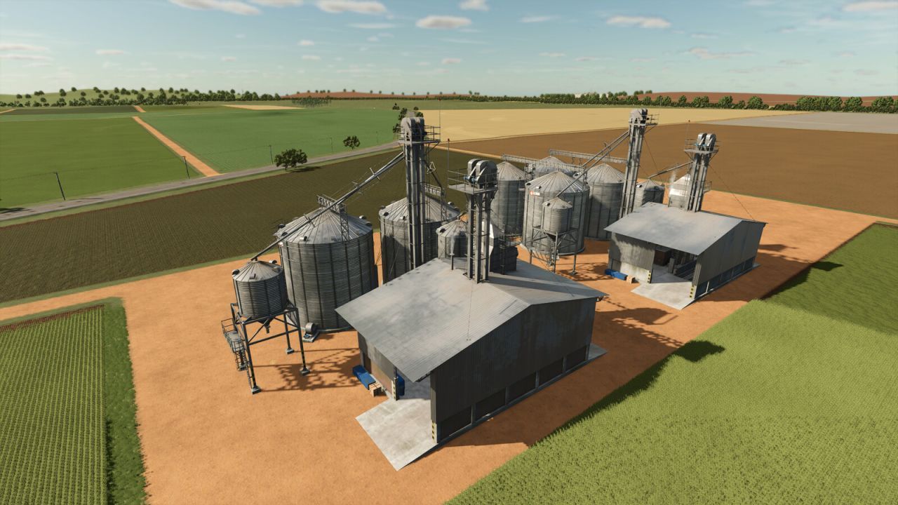 Efektywny Pakiet Silosów Lizard Medium dla Farming Simulator 25