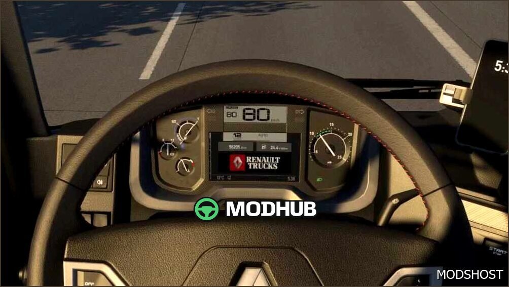 Renault Range T Improved Dashboard 1.58 - elegancka i funkcjonalna