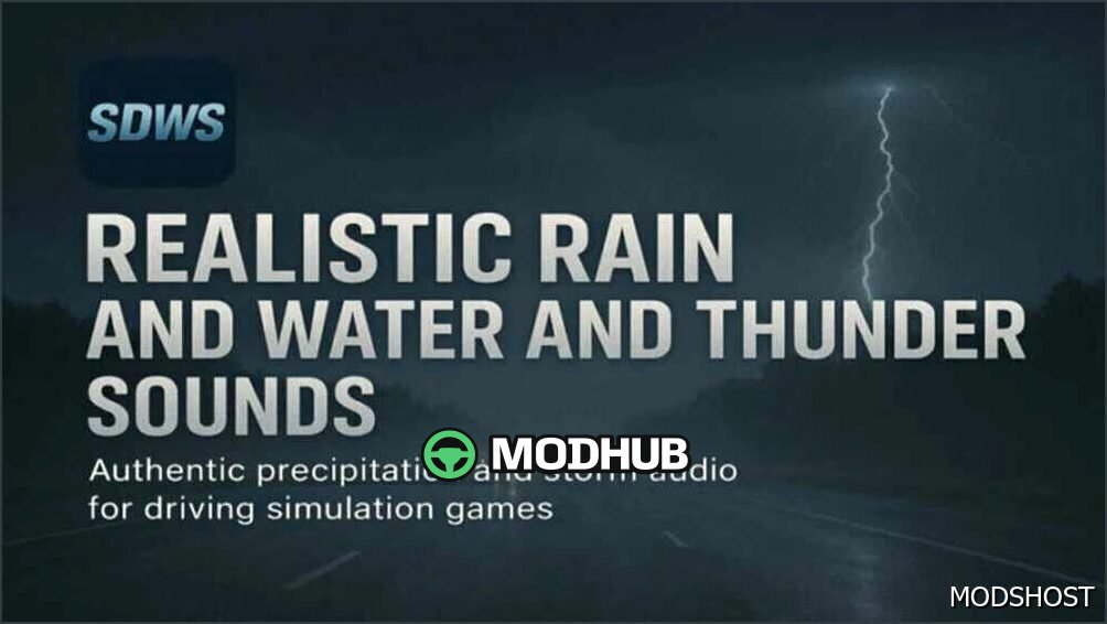 Realistyczne dźwięki deszczu i grzmotu V10.0 - niesamowity mod