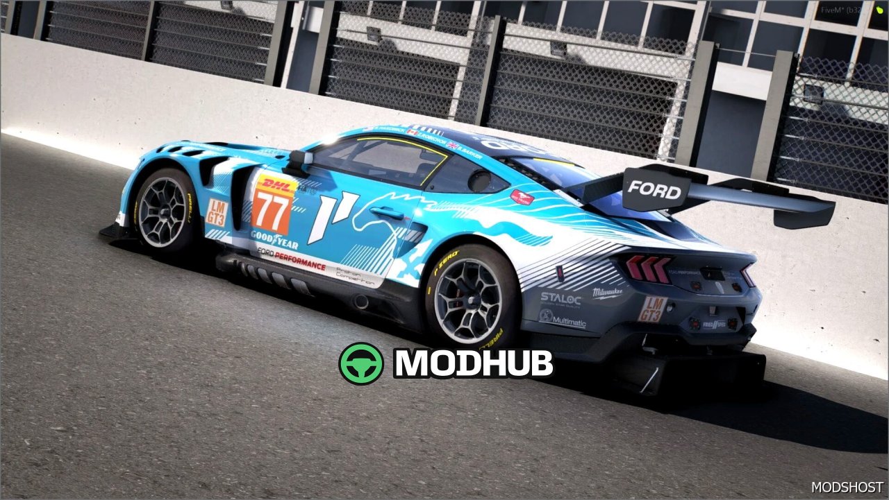 Ford Mustang GT3 ADD on / Atemberaubendes und stilvolles Mod