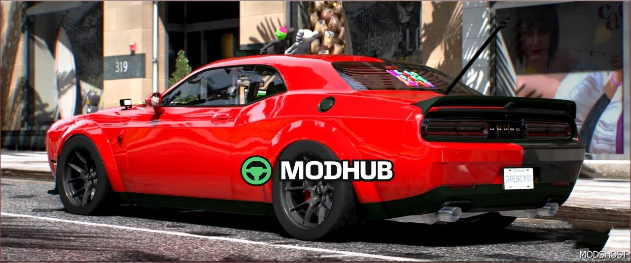 Twinturbo Dodge Challenger - Leistungsstarker Sportwagen Mod