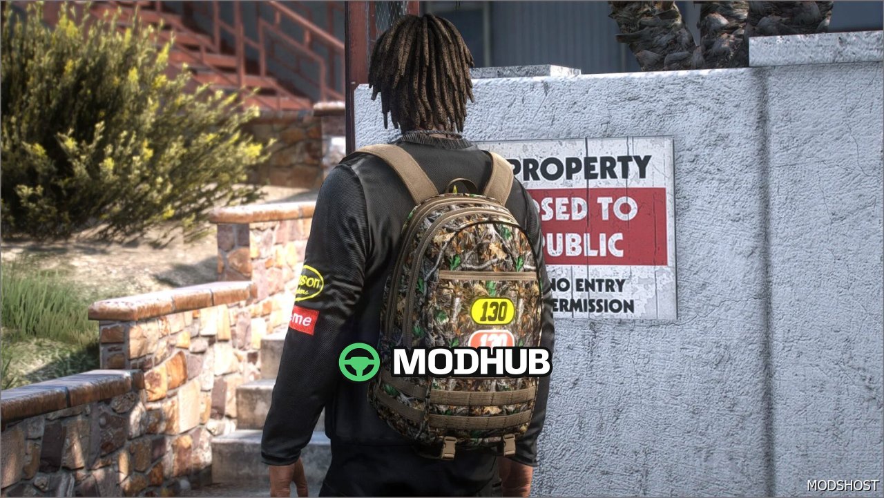 130 World Real TEE Backpack for MP Male - Stunning Mod