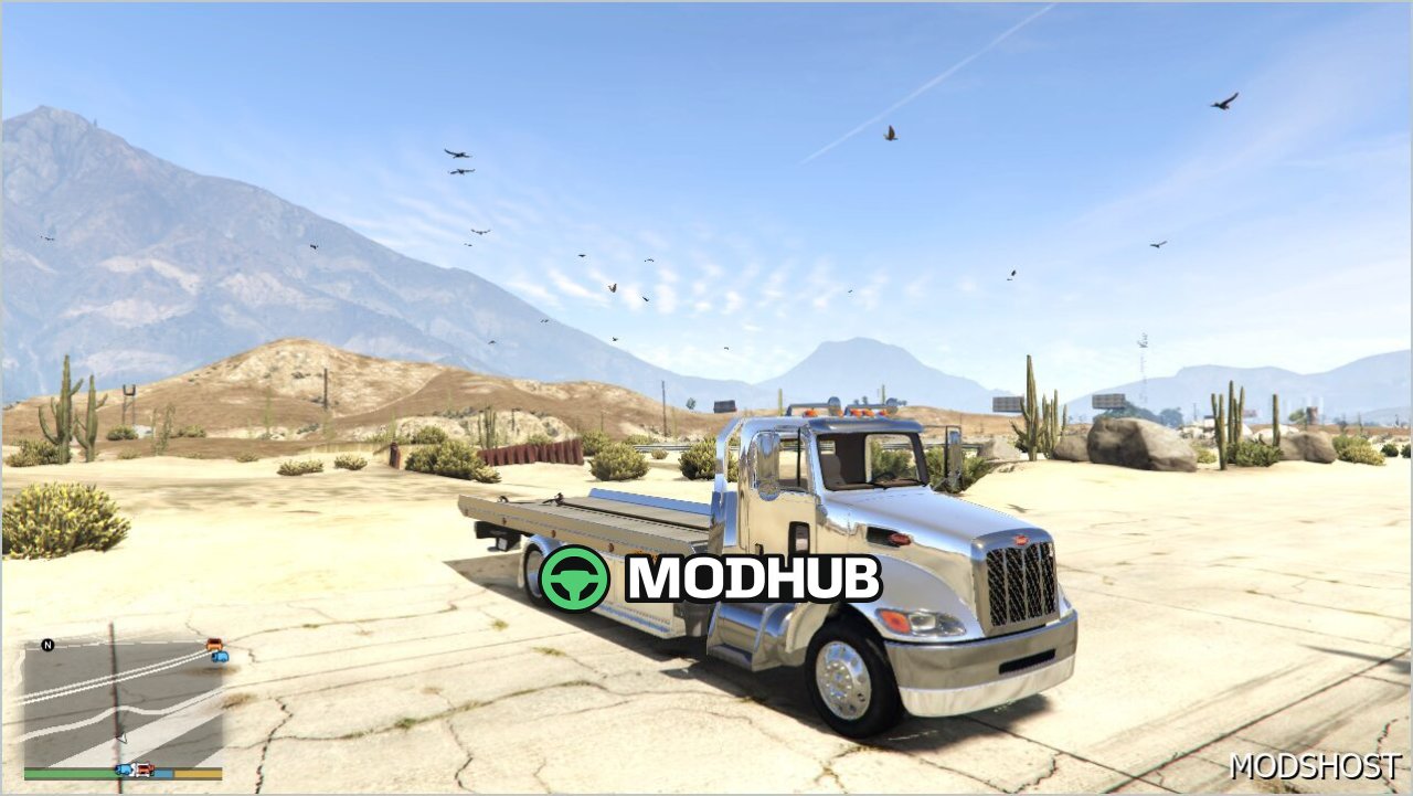 Detailed Peterbilt 337 Flatbed - GTA 5 Vehicle Mod