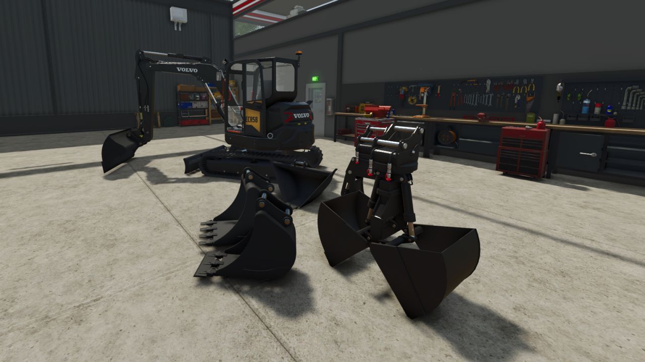 Efektywny Koparka Volvo ECR58F dla Farming Simulator 25