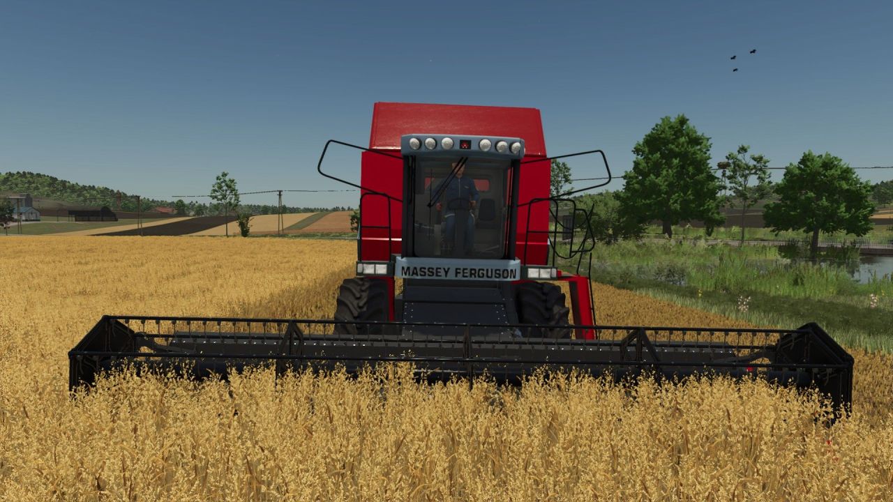 Новий Потужний Комбайн Massey Ferguson 7278 для Farming Simulator 25