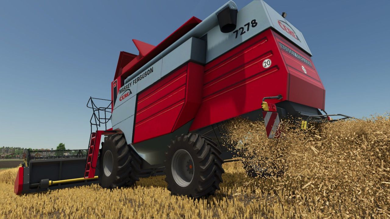 Новий Потужний Комбайн Massey Ferguson 7278 для Farming Simulator 25