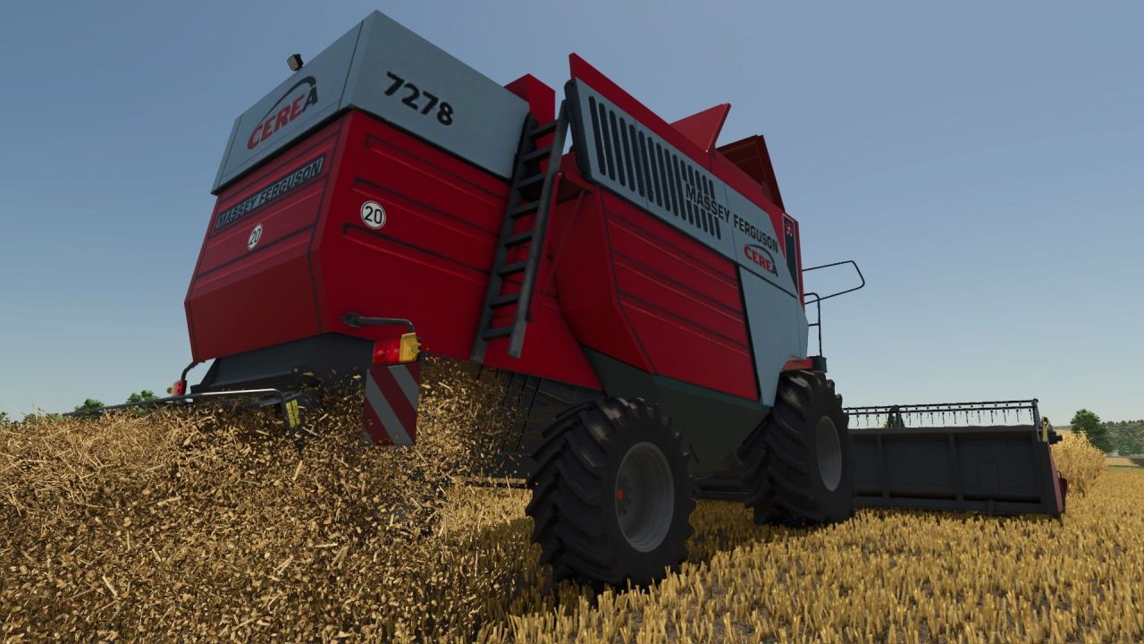 Новий Потужний Комбайн Massey Ferguson 7278 для Farming Simulator 25