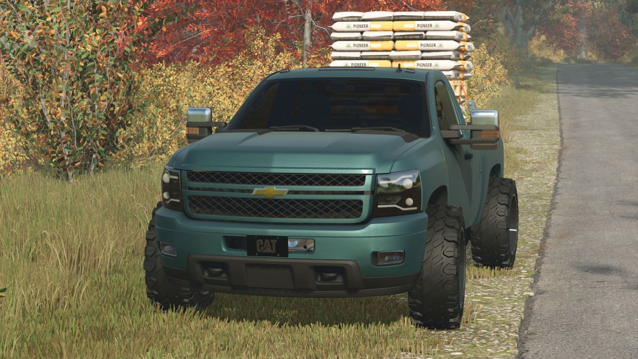 New Powerful Chevrolet Silverado 2500 Short Bed for Farming Simulator 25
