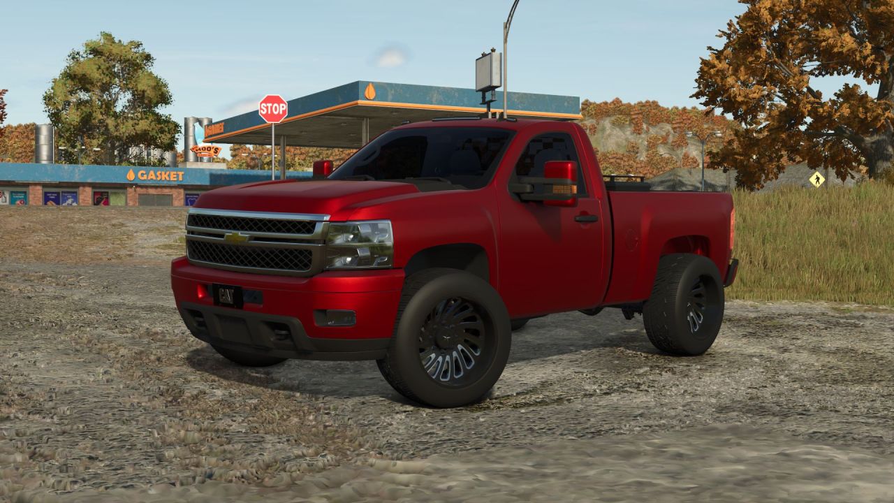 New Powerful Chevrolet Silverado 2500 Short Bed for Farming Simulator 25