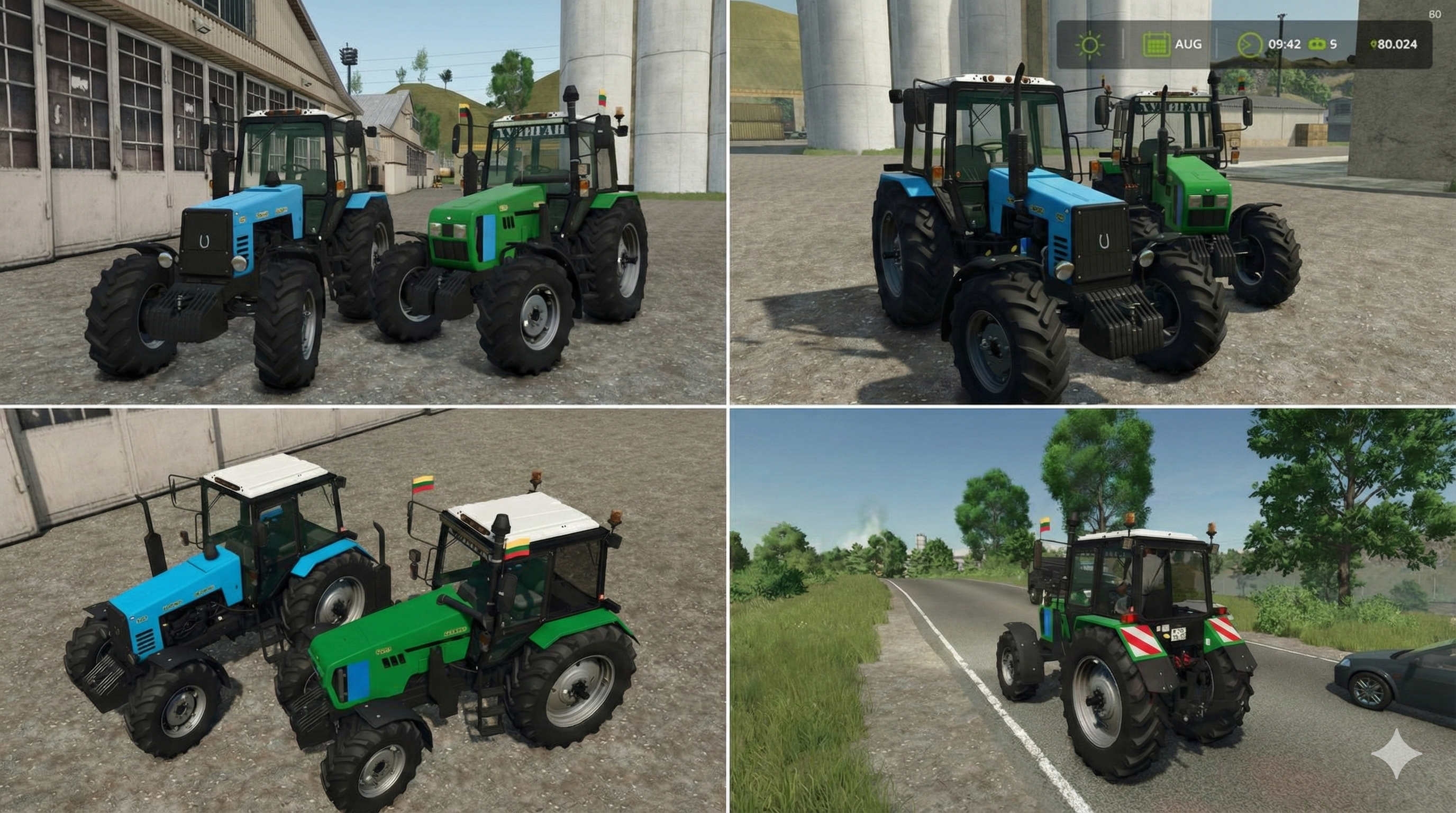 Мод на трактор MTZ 1221 v1.0.0.1 для Farming Simulator 25