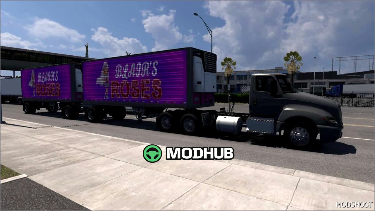 Blair’s Roses Traffic Trailer Skins 1.1 – vibrant and stylish