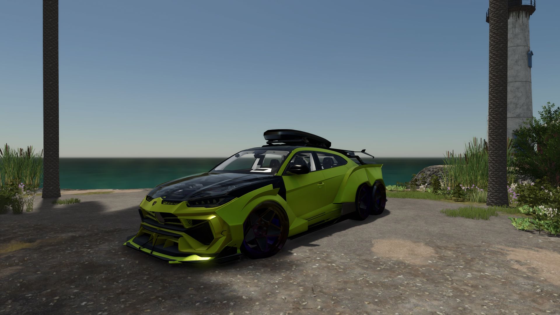 Мод на Lamborghini Huracán для Farming Simulator 25