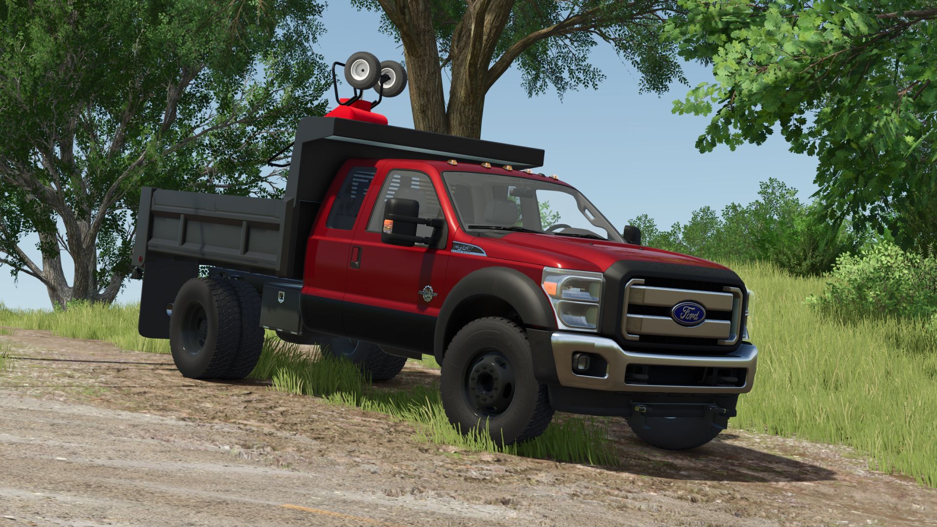 Мод 2016 Ford F450 Dump для Farming Simulator 25