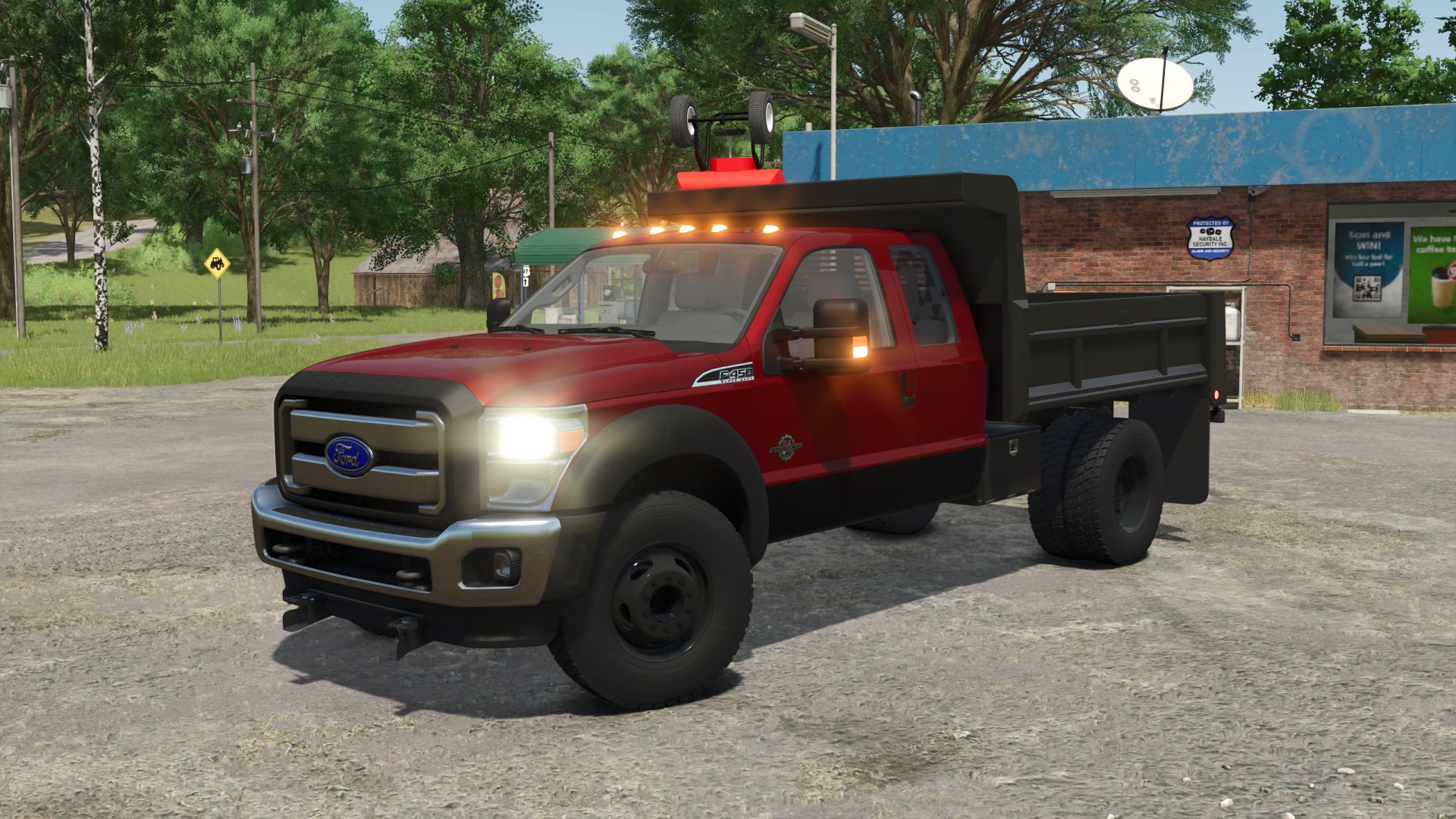 Мод 2016 Ford F450 Dump для Farming Simulator 25