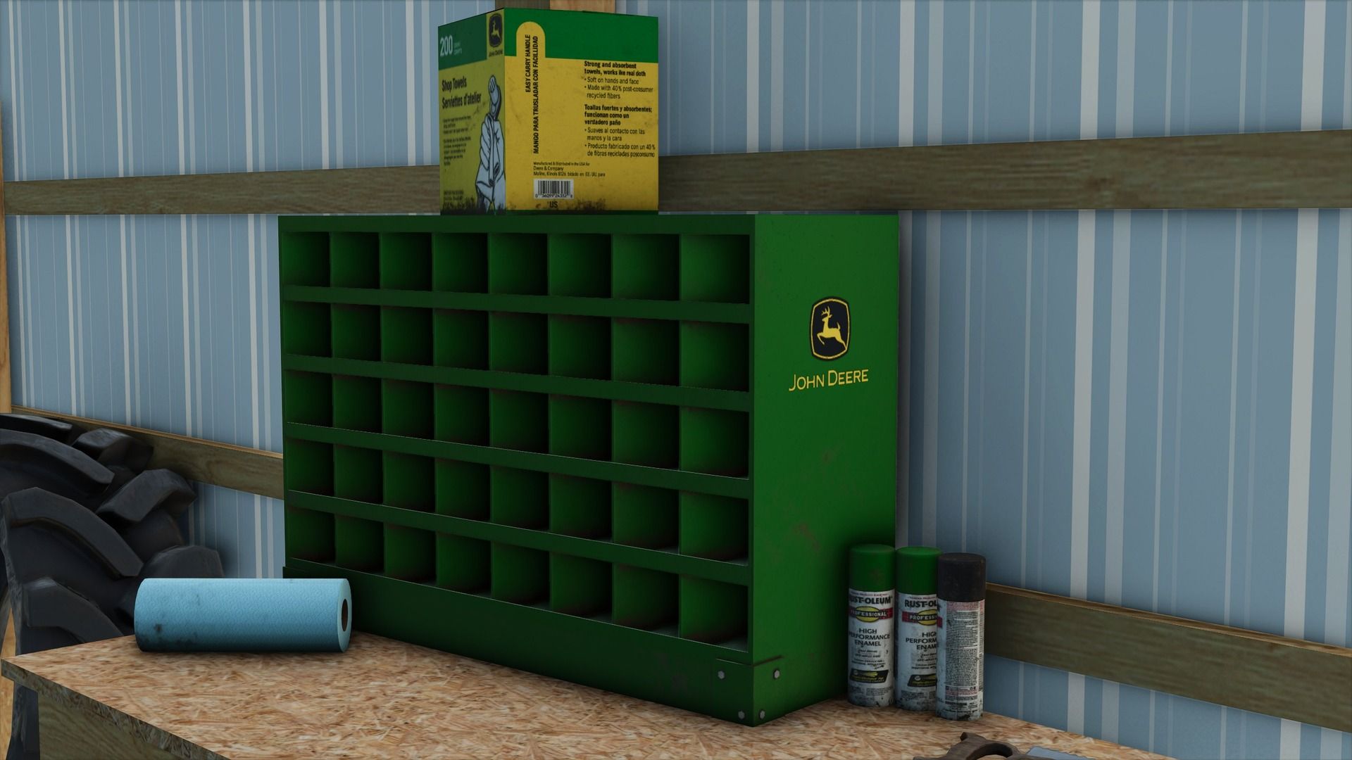 Мод на складський ангар 105×60 для Farming Simulator 25