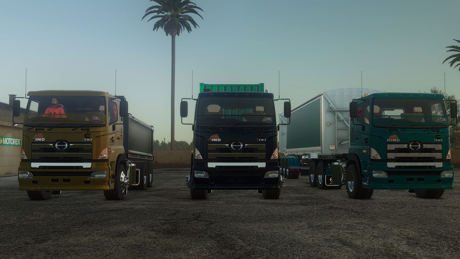 Пак Toyota Hino 700 для Farming Simulator 25