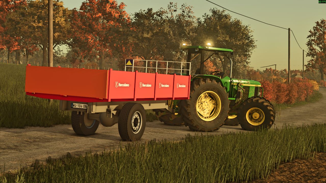 Сільськогосподарський причіп Herculano для Farming Simulator 25