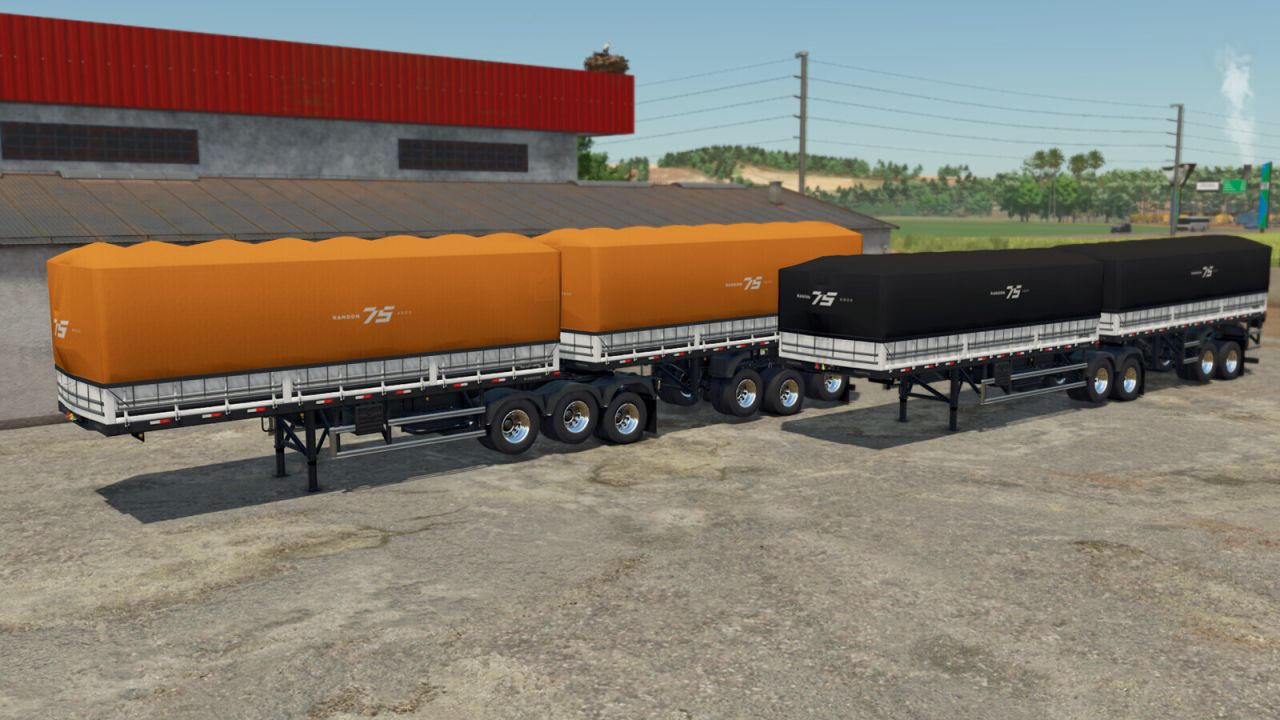 Пак напівпричепів RANDON Bulk B-Trains для Farming Simulator 25